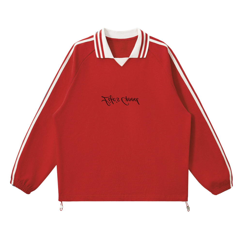 Upside Down 'Life's Good' Collar Sweatshirt