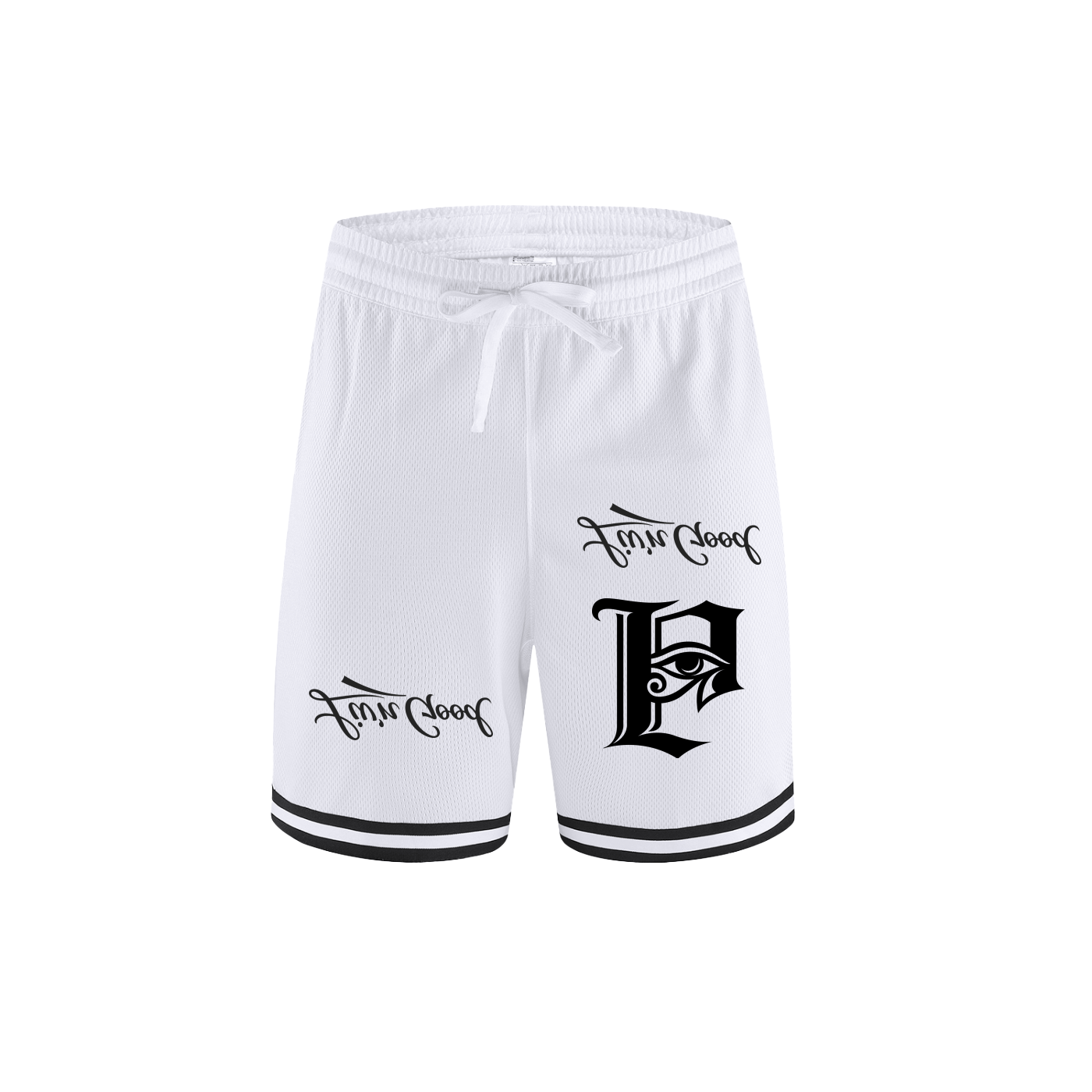 Classic Stripe Trim Basketball Shorts