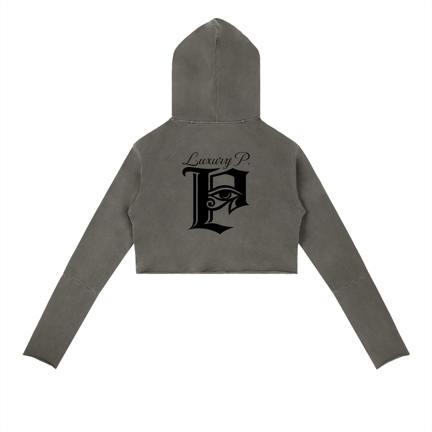 Vintage Washed Raw Edge Hoodie