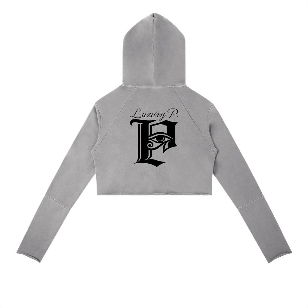 Vintage Washed Raw Edge Hoodie