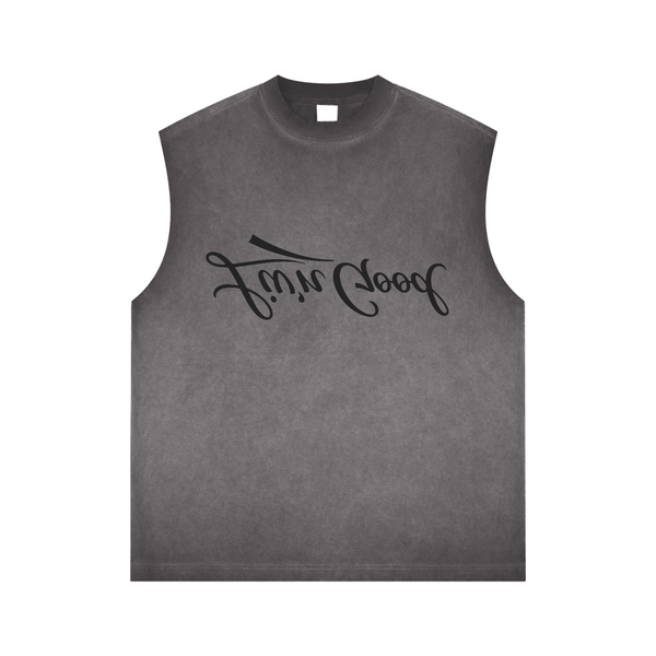 Inverted Reverse Washed Tank Top