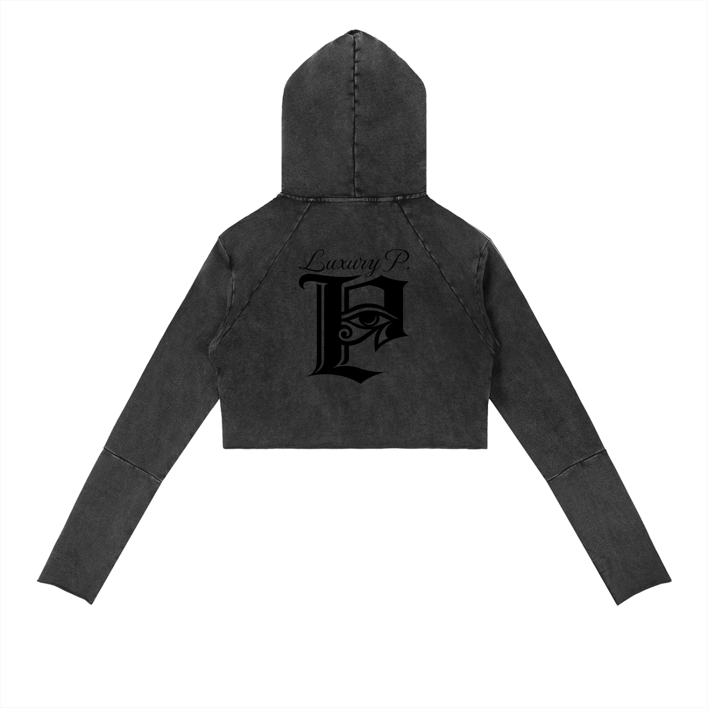 Vintage Washed Raw Edge Hoodie