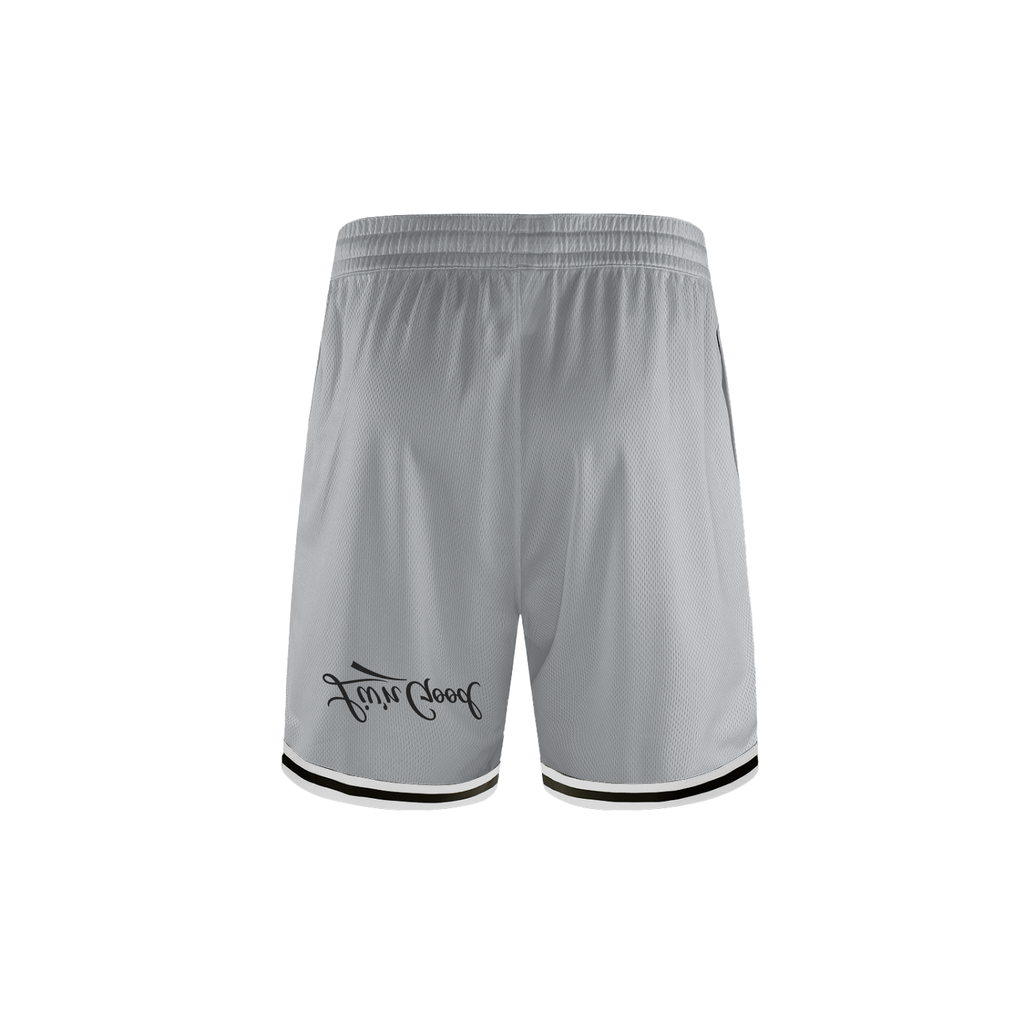 Classic Stripe Trim Basketball Shorts