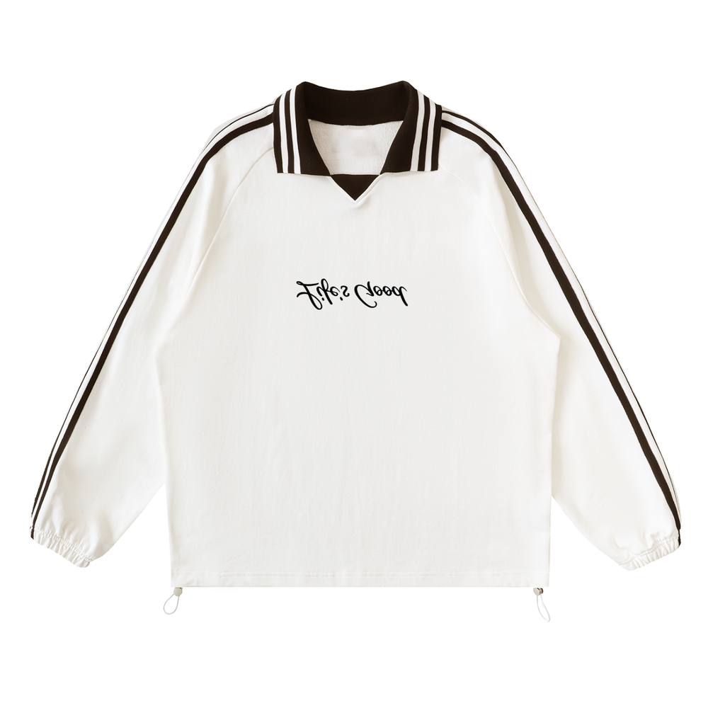 Upside Down 'Life's Good' Collar Sweatshirt